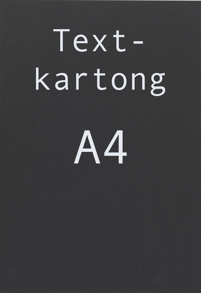 Kartong A4 svart 25/fp