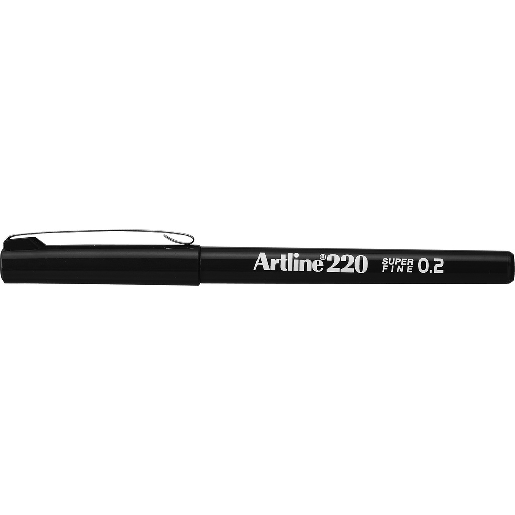 Fiberpenna Artline 220 svart