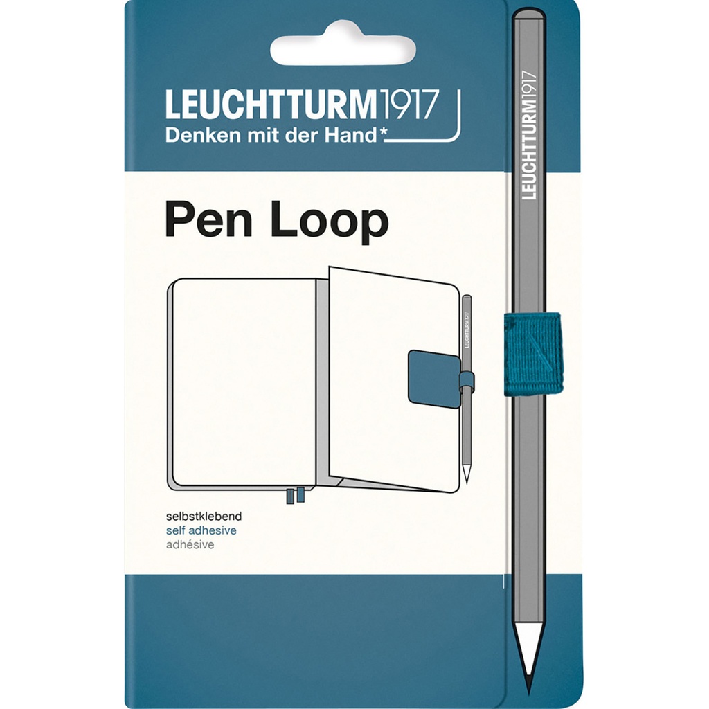 Pen loop stone blue