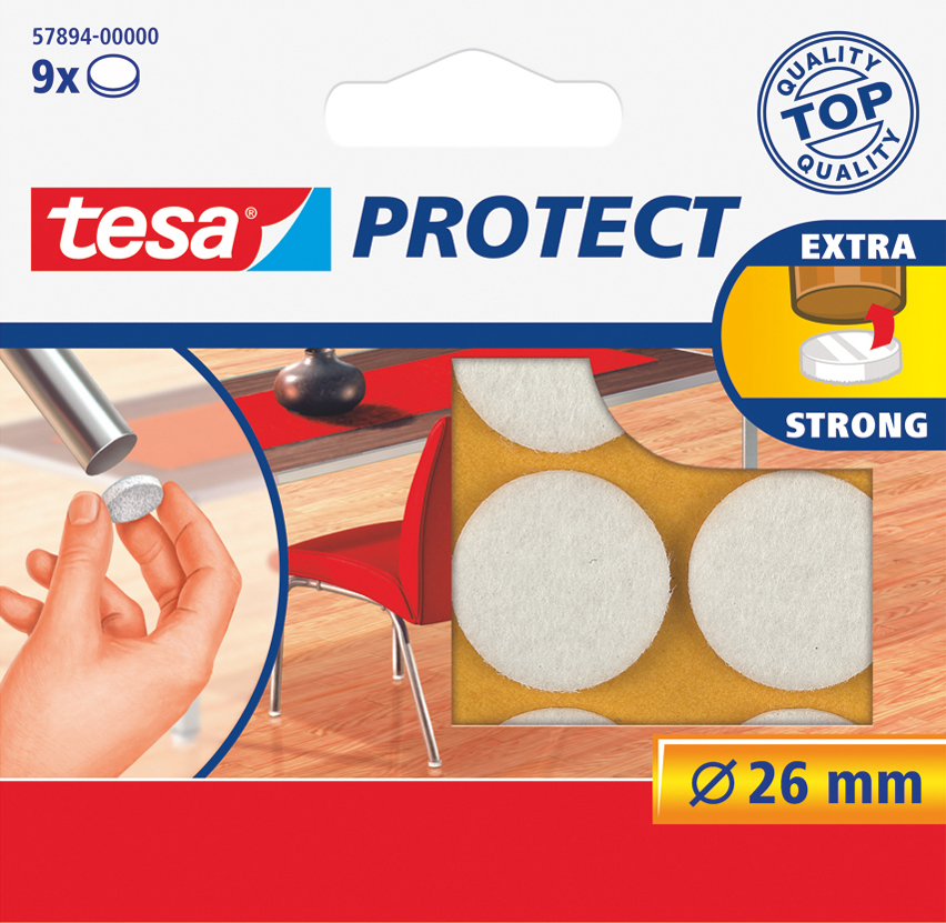 Filttassar Tesa 26mm vit 9/fp