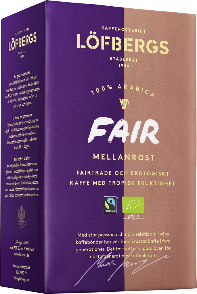 Kaffe Löfbergs Fair me.450gEko