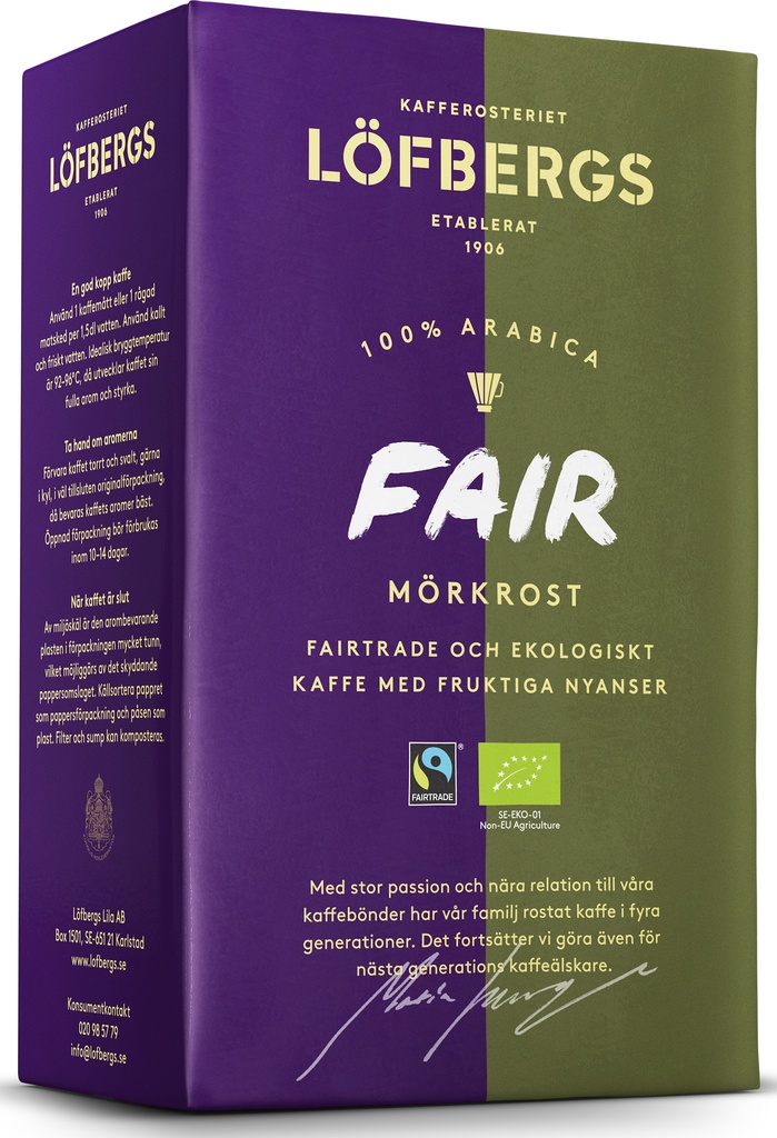 Kaffe Löfbergs Fair mö.450gEko