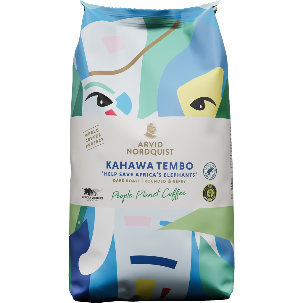 Kaffe Kahawa Tembo mörk 750g