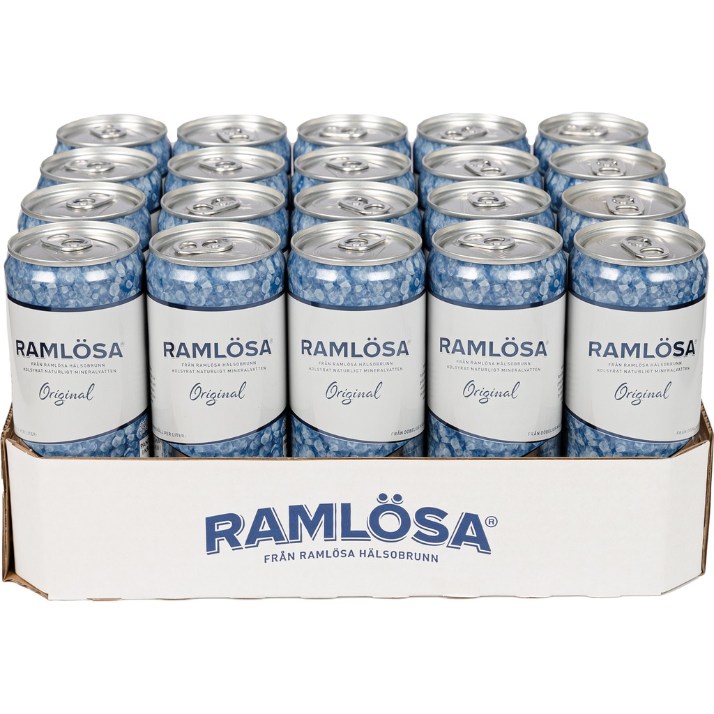 Ramlösa Burk Original 33 cl SLEEK  20 burk/fp