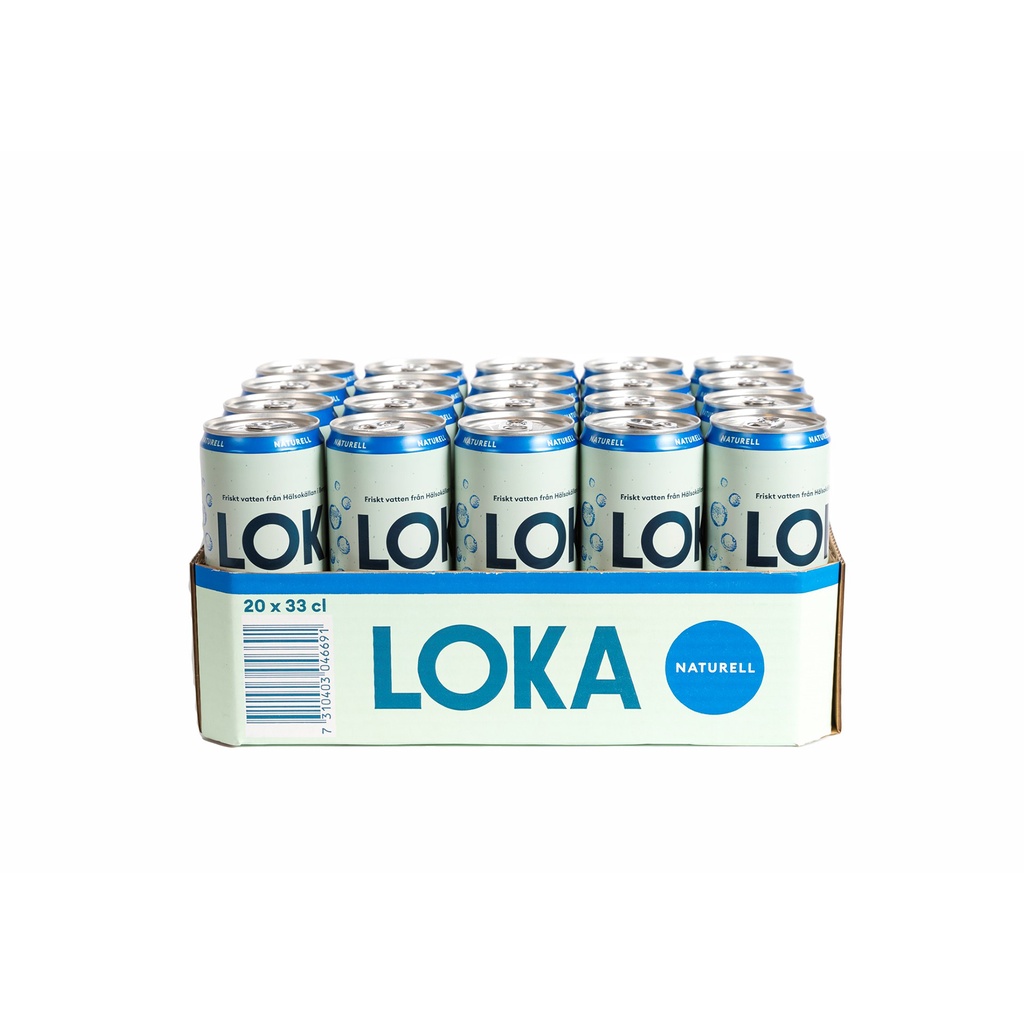 Loka Naturell 33cl sleek can