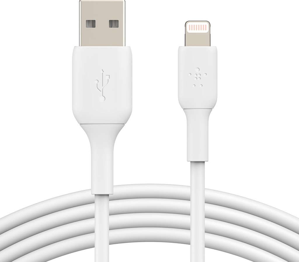 Lightning-USB-A Belkin 1m vit