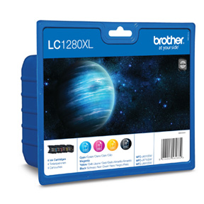 Bläck Brother LC1280XLVAL CMYK