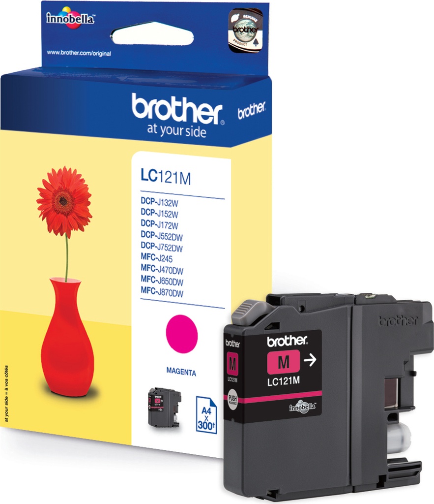 Bläck Brother LC121M magenta