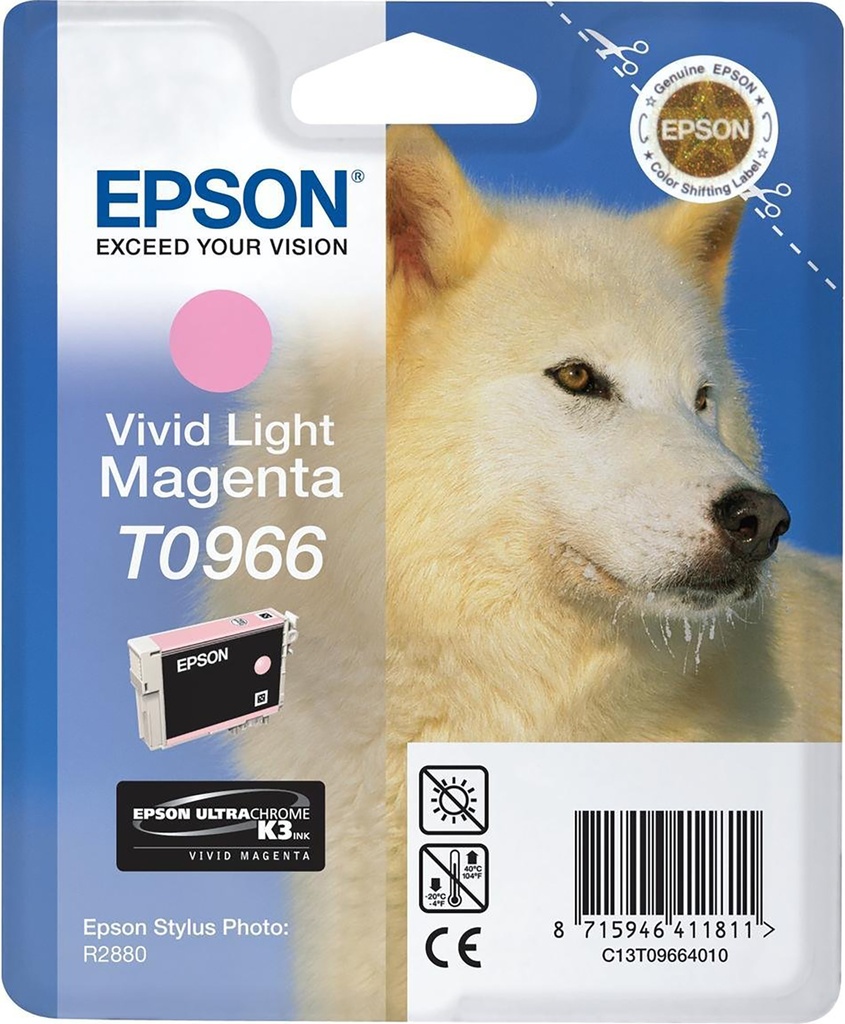 Bläck Epson T0966 ljus magenta