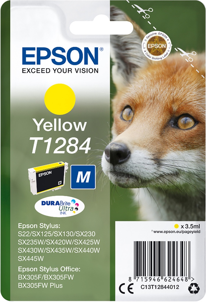 Bläck Epson T1284 gul