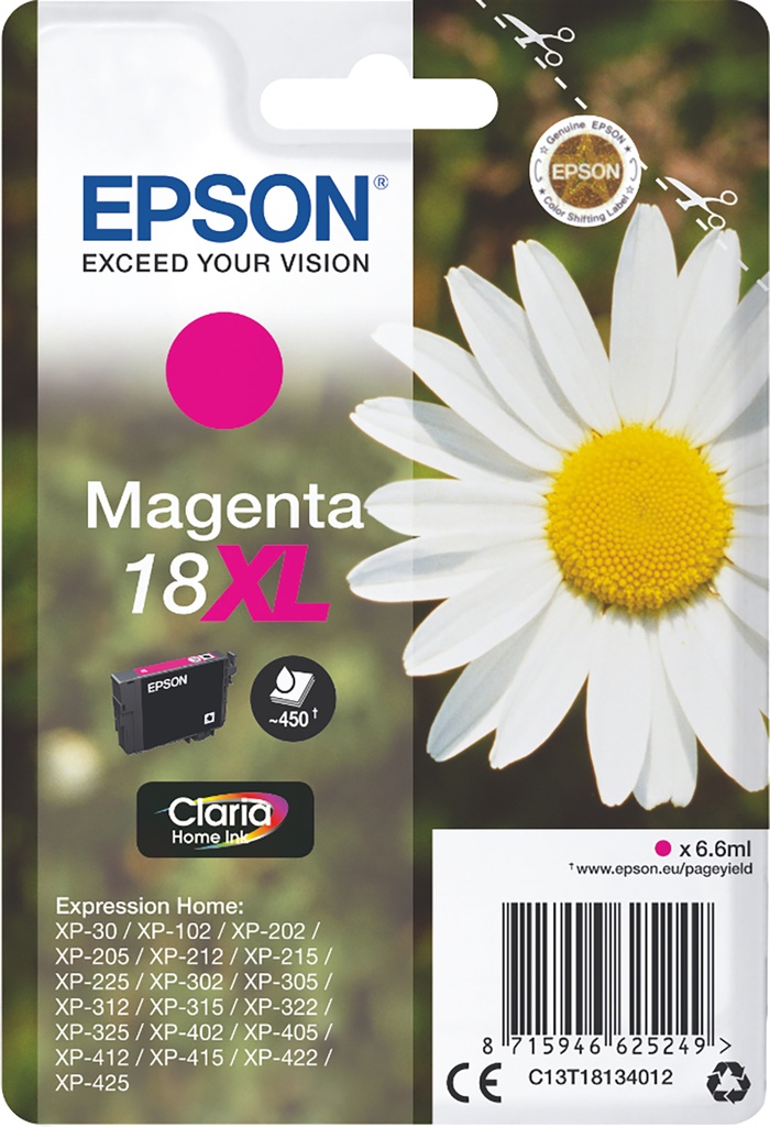 Bläck Epson 18XL magenta