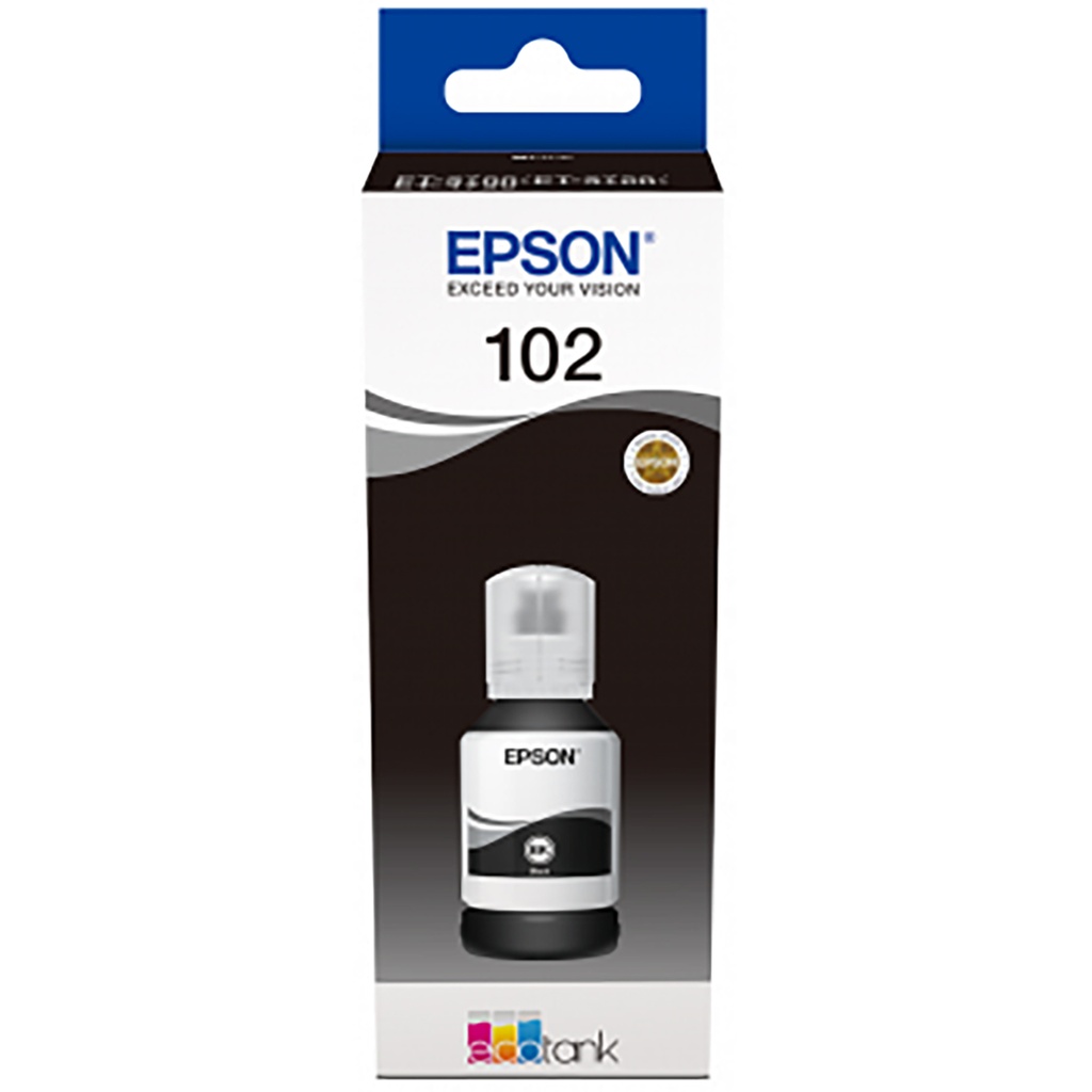 Bläck Epson 102 svart 7,5k