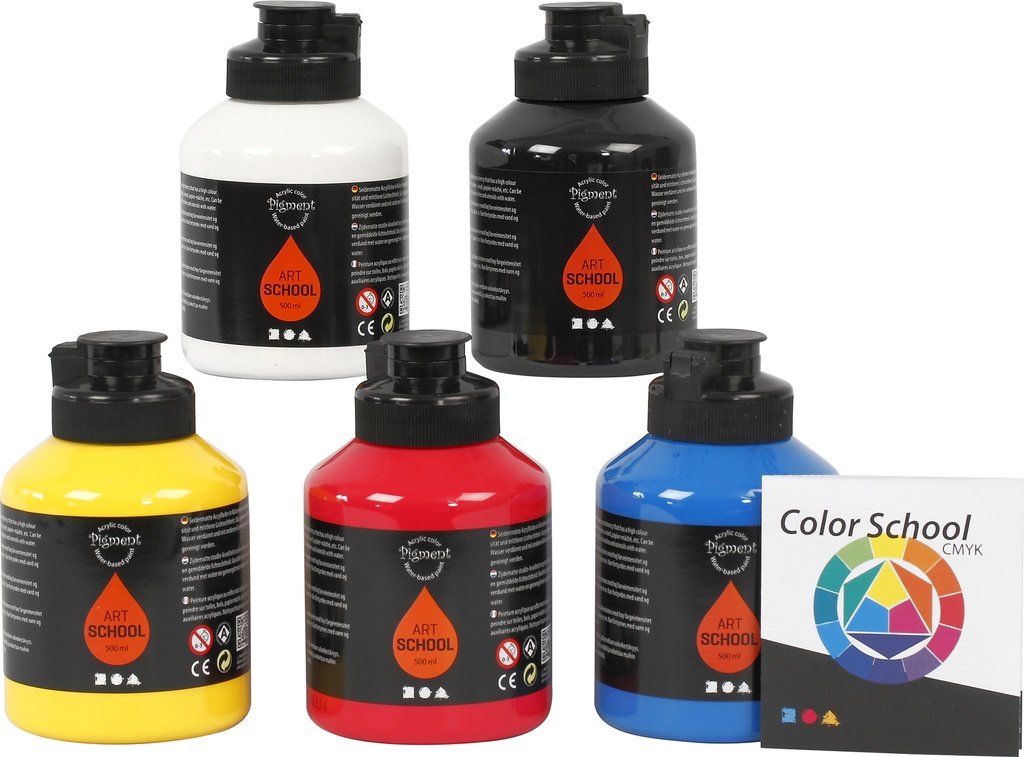 Akrylfärg Pigment 500ml 5/fp