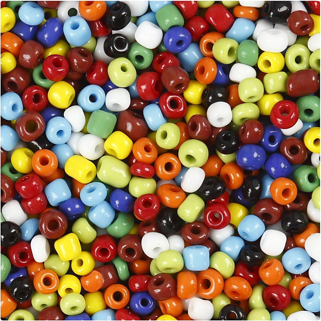 Rocaipärlor 4mm mix 130g