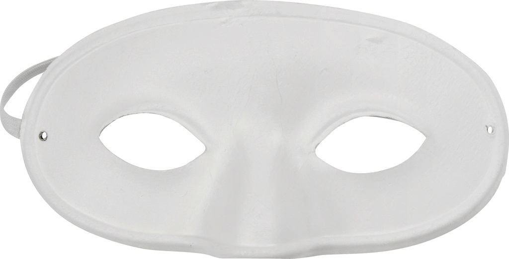 Halvmask papp 9,5x18,5cm 10/fp