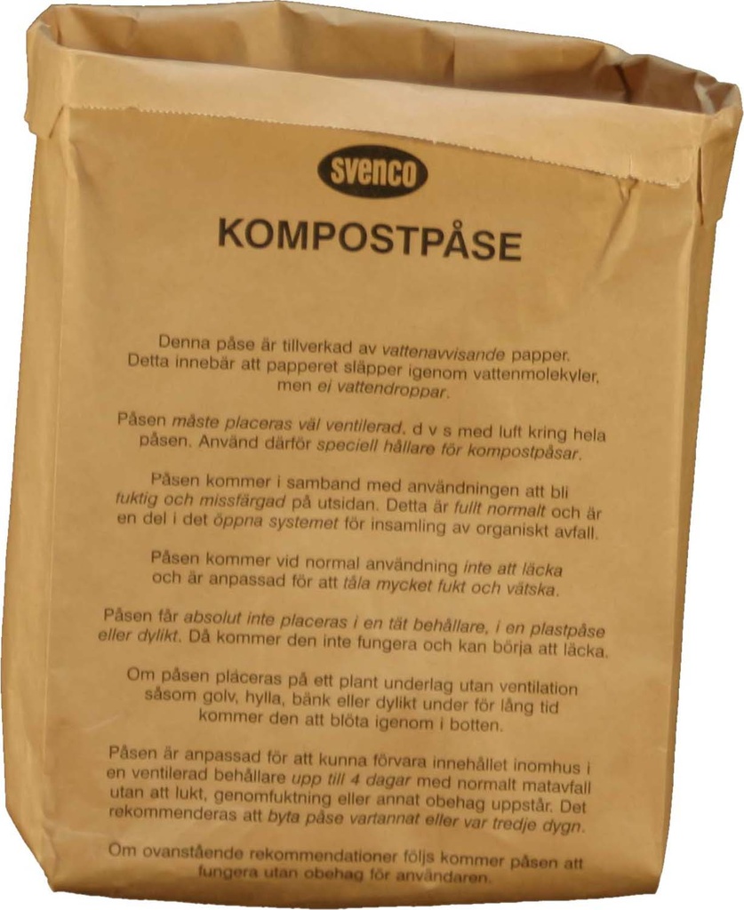 Matavfallspåse 8 liter 80/fp