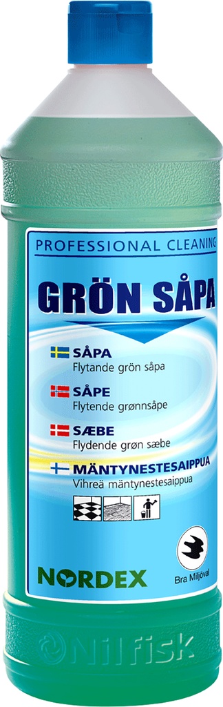 Såpa Grön Flytande          1l