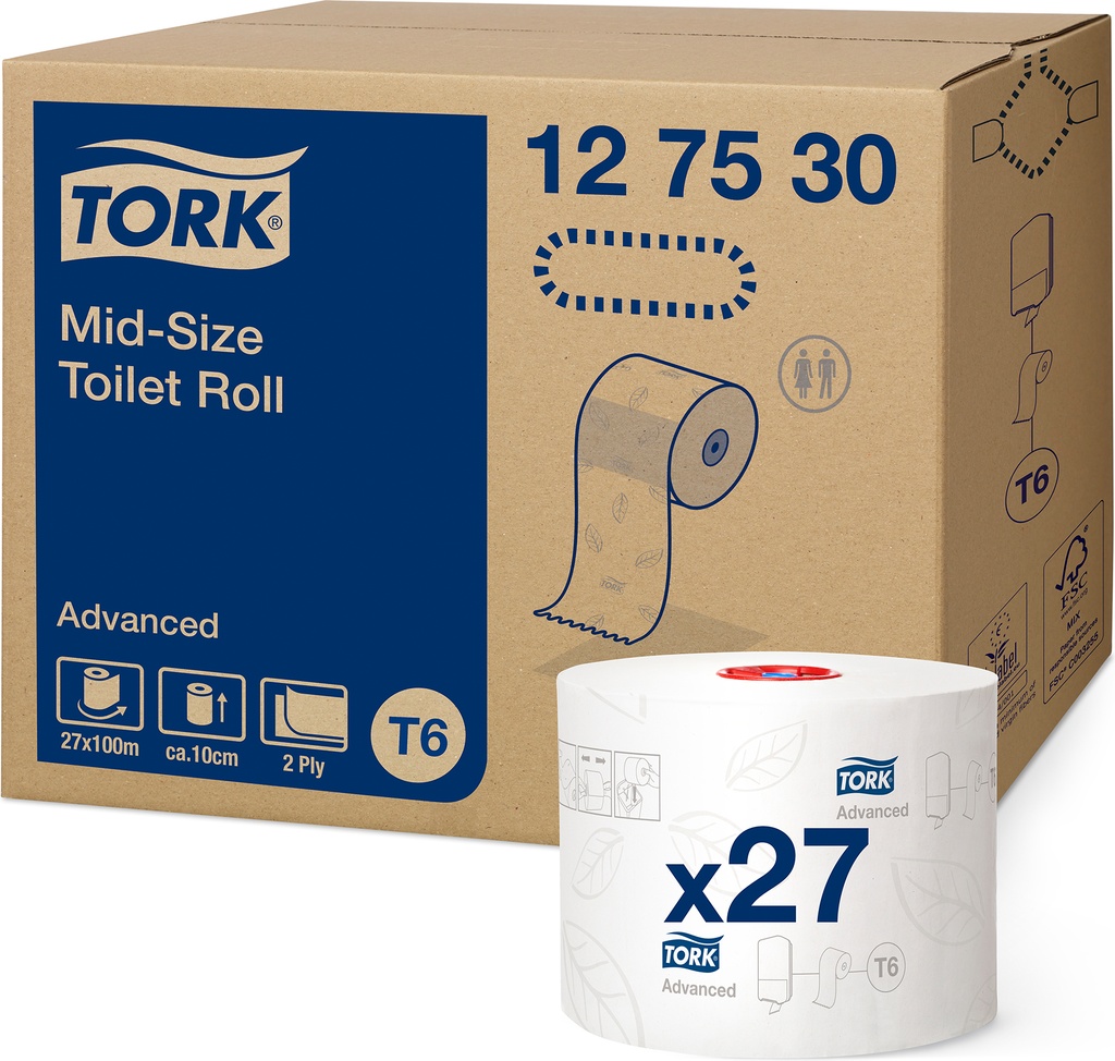 Toalettppr TorkAdvanced T6 27