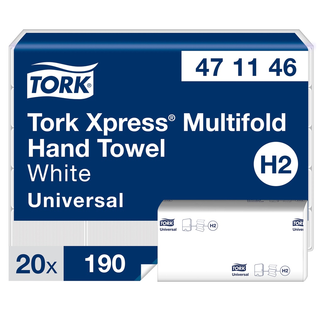 Handduk Tork univ H2 3800/kt