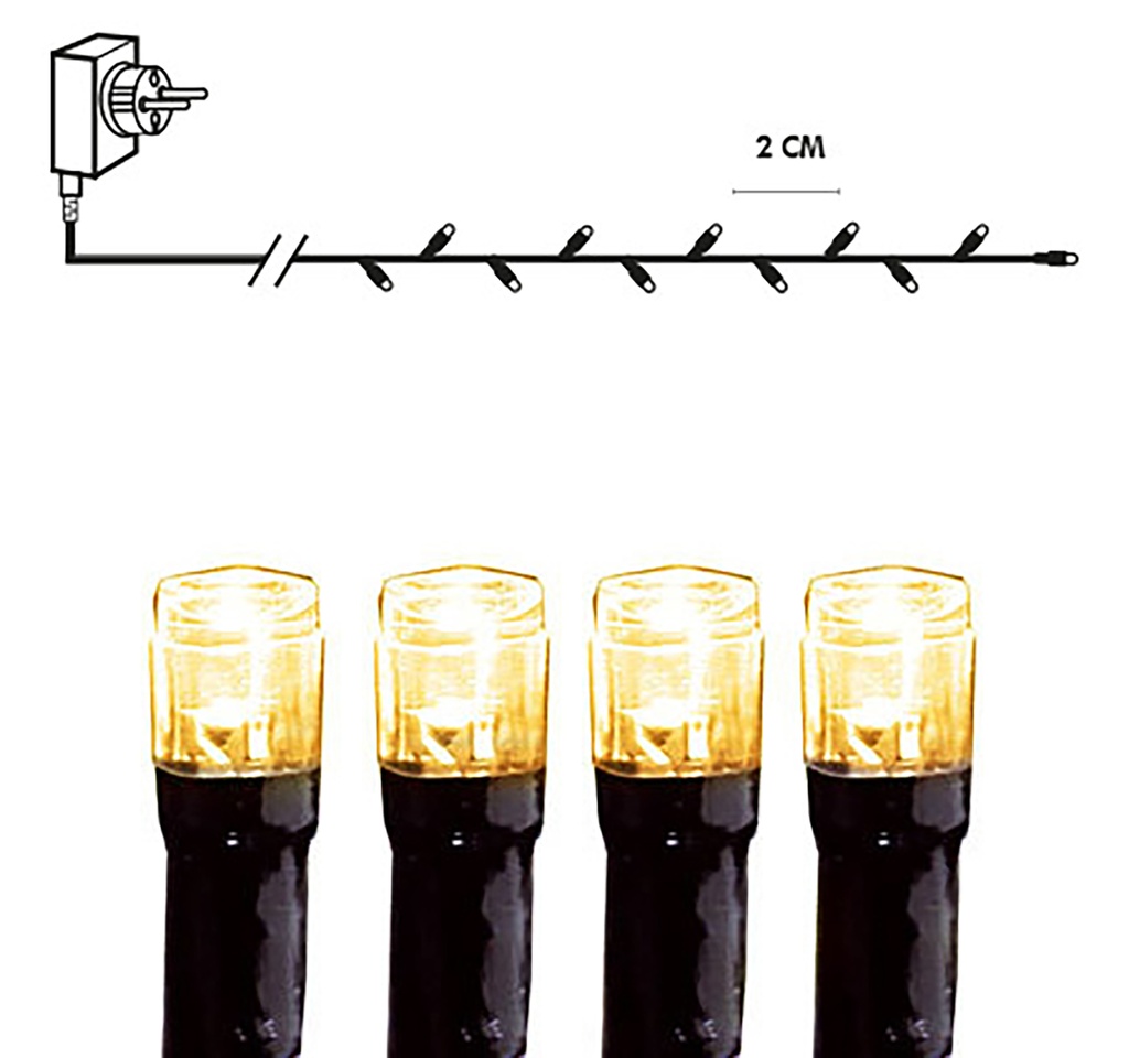 Ljusslinga GoldenWarmWhite 800