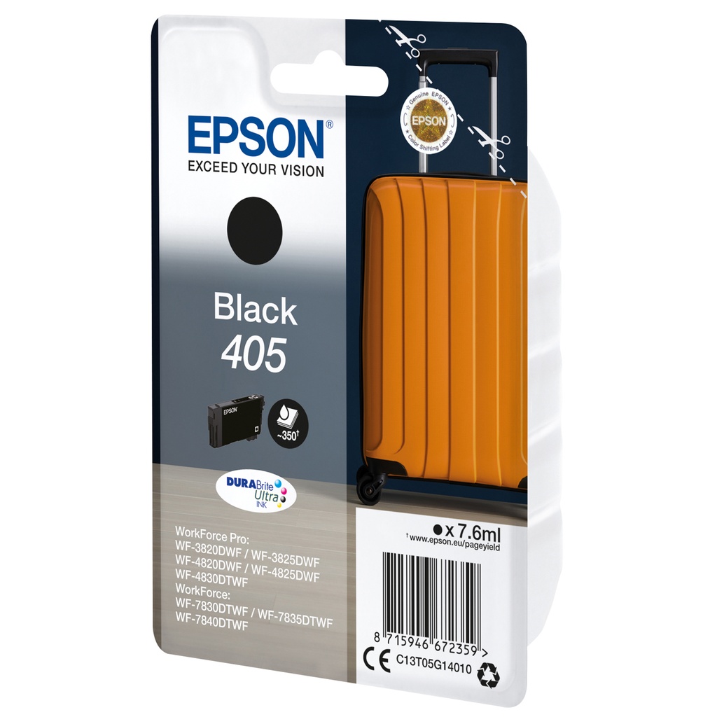 Bläck Epson 405 svart 7,6ml