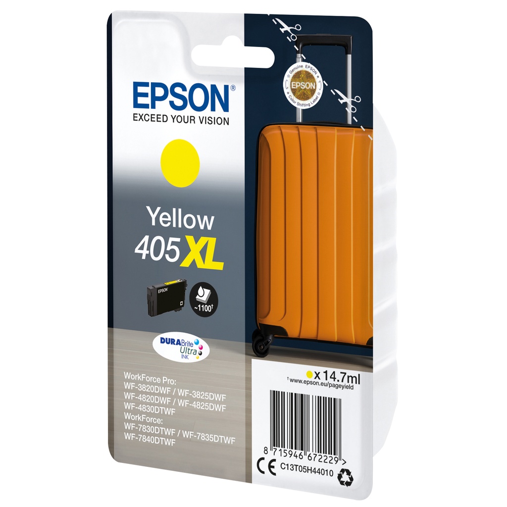 Bläck Epson 405XL gul 14,7ml