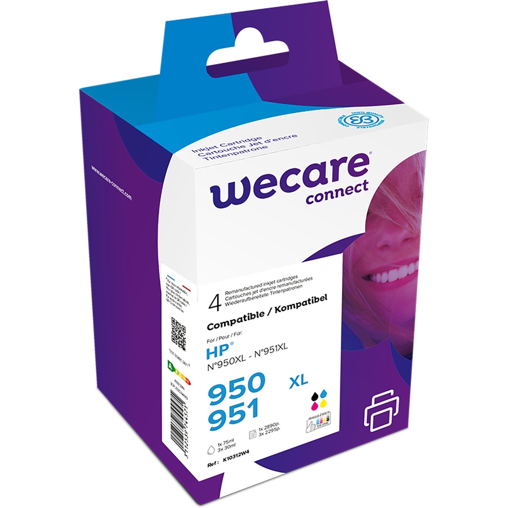 Bläck Wecare 950/951XL CMYK 4f