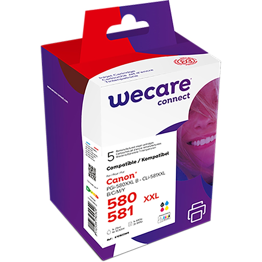 Bläck Wecare CLI-581XXL CMYK