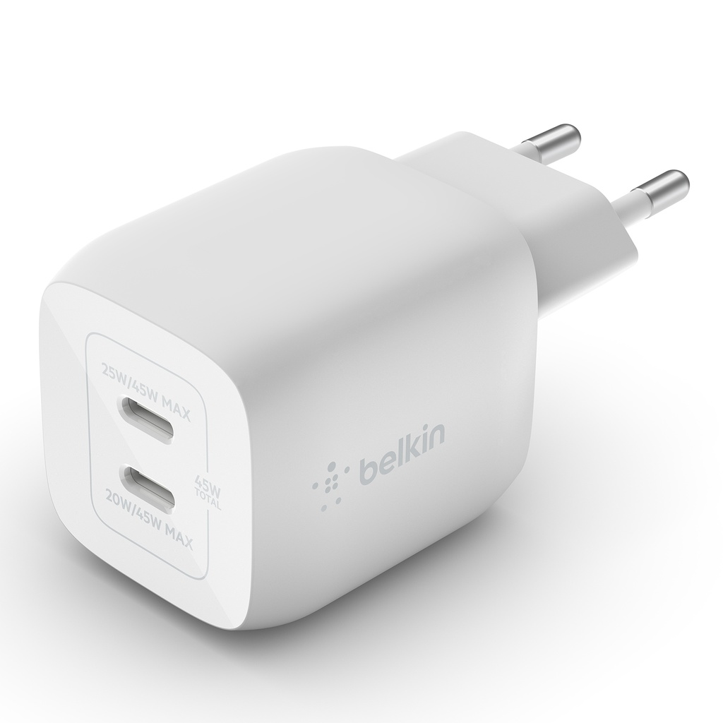 Väggladdare 45W dual USB-C