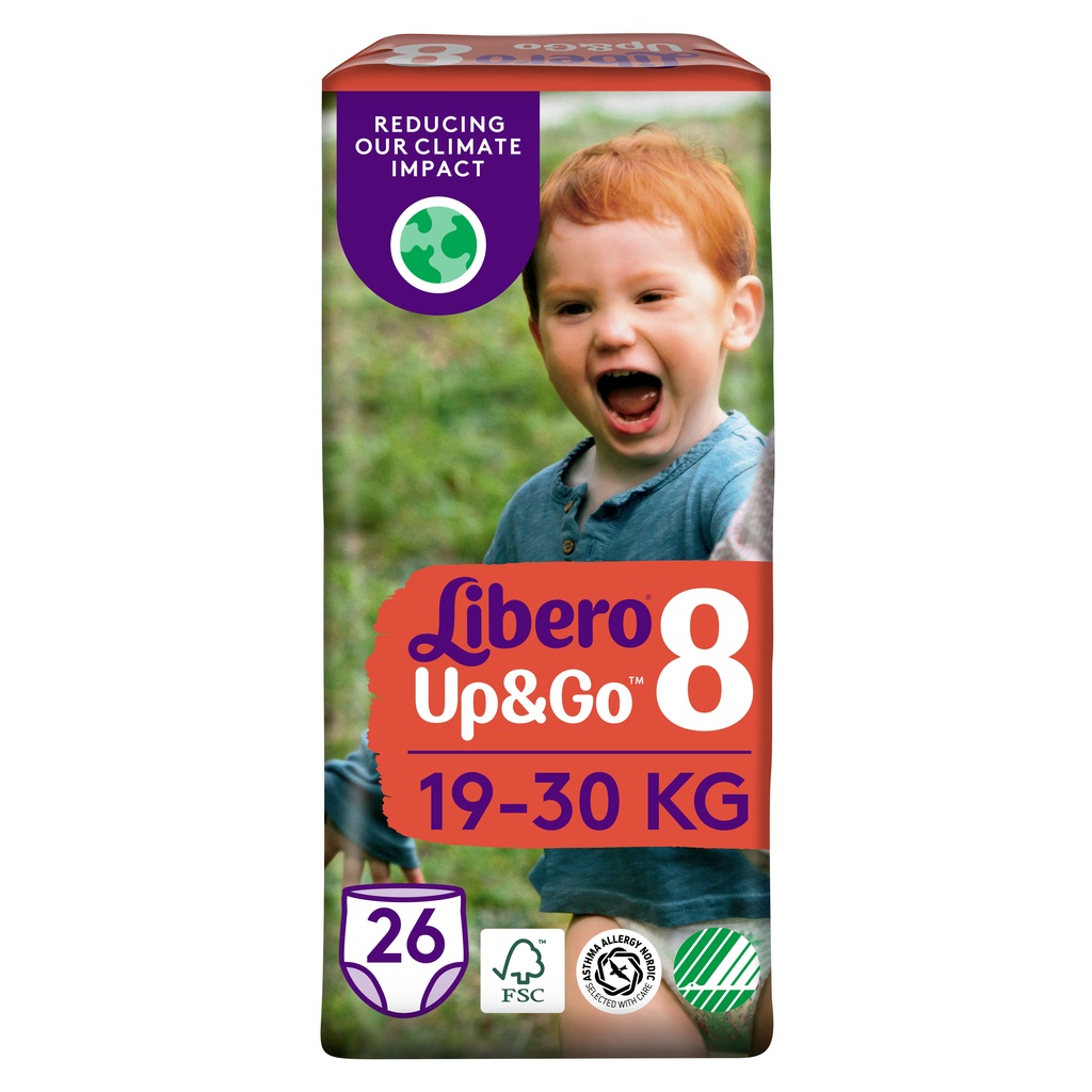 Blöjor Up&Go 8,19-30kg 26st