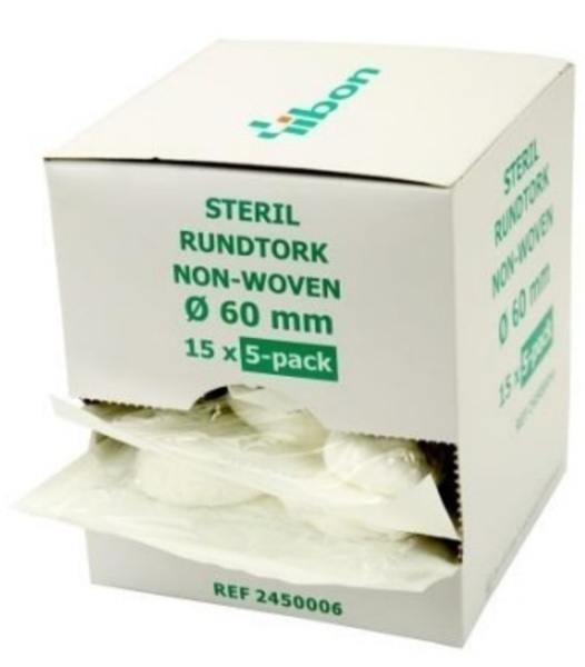 Rundtork ø40mm steril 15x5/fp