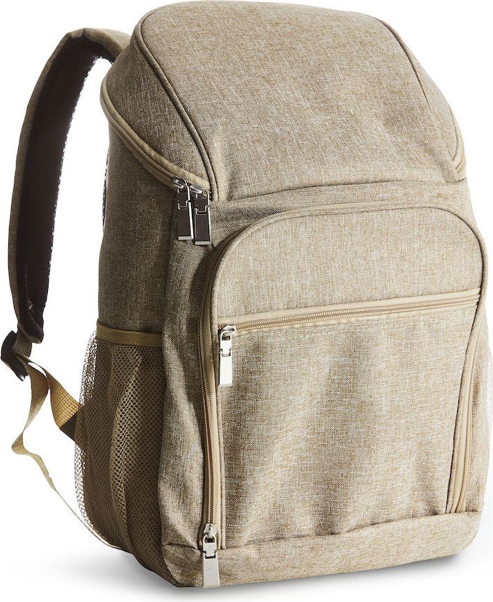 City kylryggsäck 21 L, beige