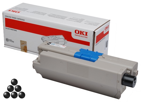 Toner OKI C332/MC363 Svart