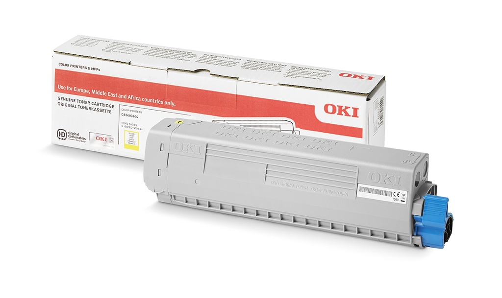 Toner OKI C834 Gul