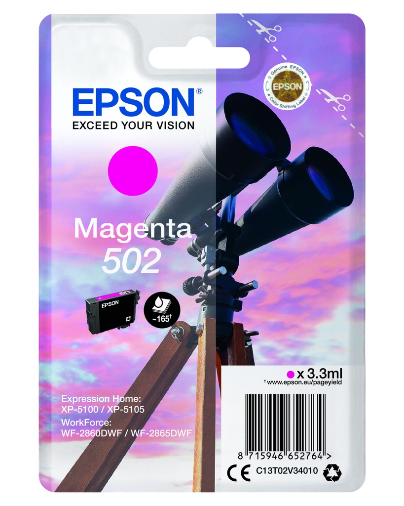 Bläck Epson T502 Magenta