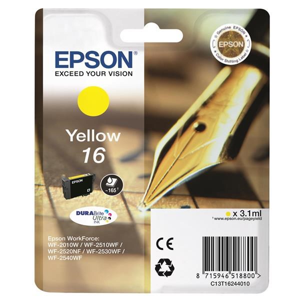 Bläck Epson T1624 Gul