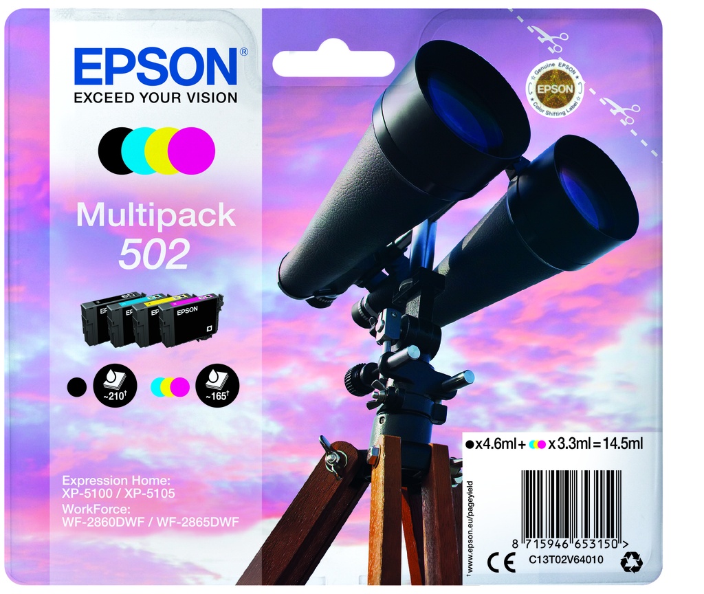 Bläck Epson T502 Multipack