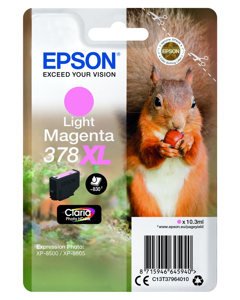 Bläck Epson T378 Magenta