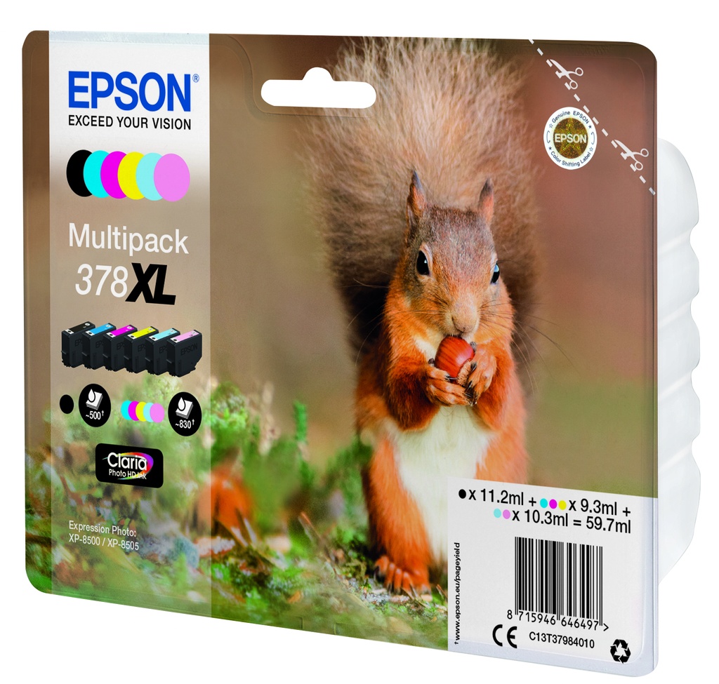 Bläck Epson T378 Multipack