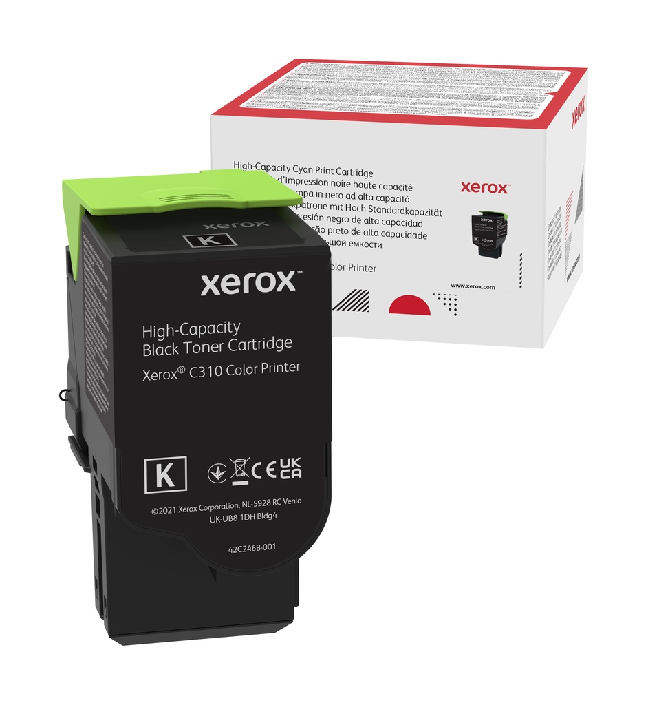 Toner Xerox C310/C315 Svart