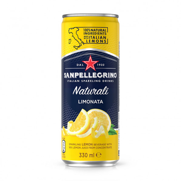 San Pellegrino Limonata Naturali Burk 33cl x 24st/back