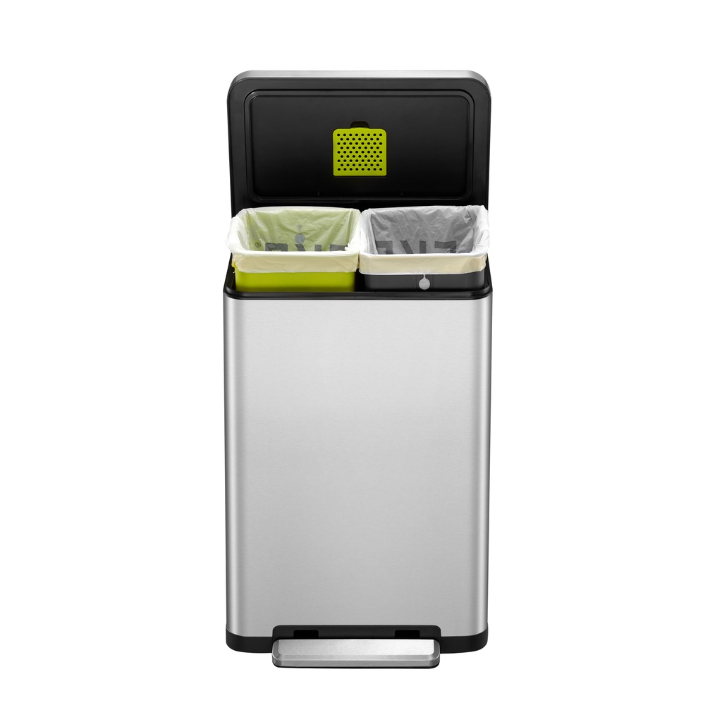 EKO X-Cube Step Bin 20+20L