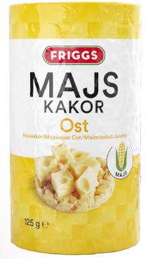 Majskakor med ostsmak 125gram