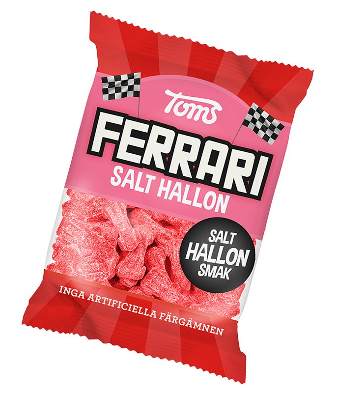 Ferrari Salt Hallon 120g