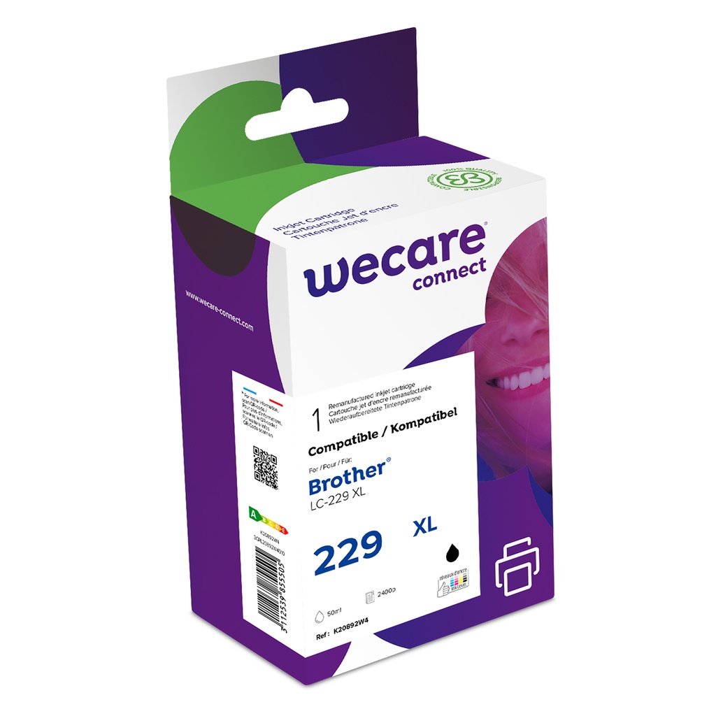 Bläck Wecare LC229XL svart