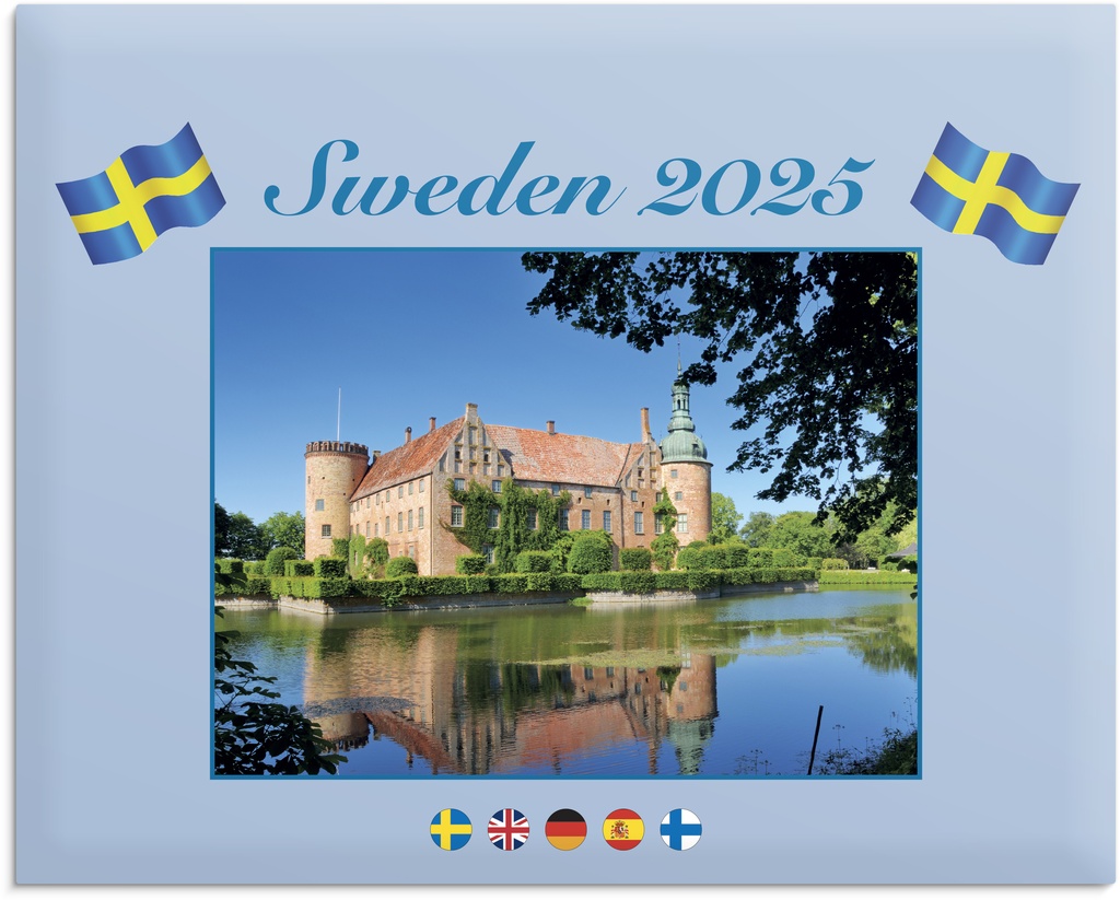 Väggkalender Sweden kuv 2025