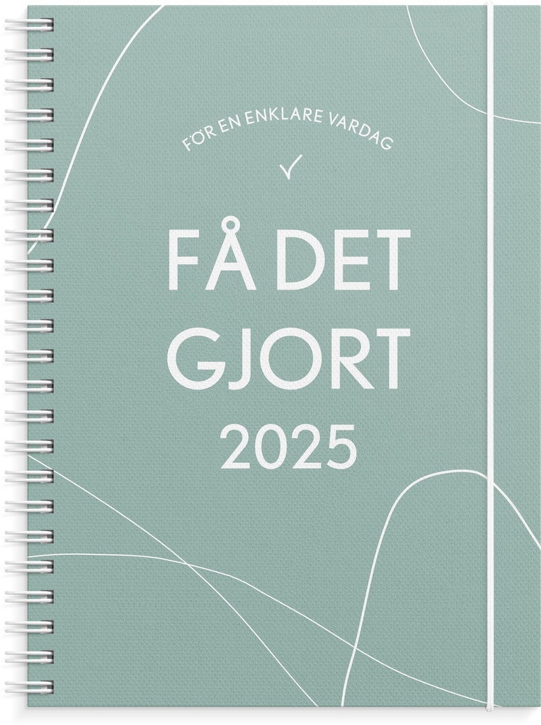 Kalender 2025 Få det gjort grö