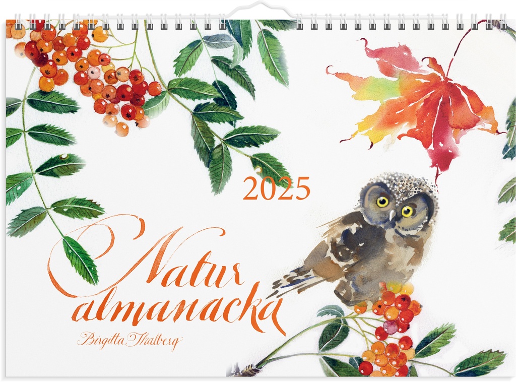 Väggkalender 2025 Naturalm.