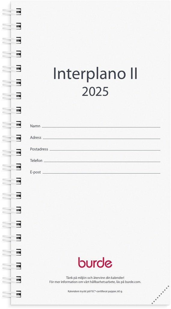 Interplano II refill 2025