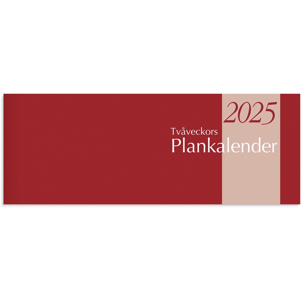 Tvåveckors Plankalender 2025